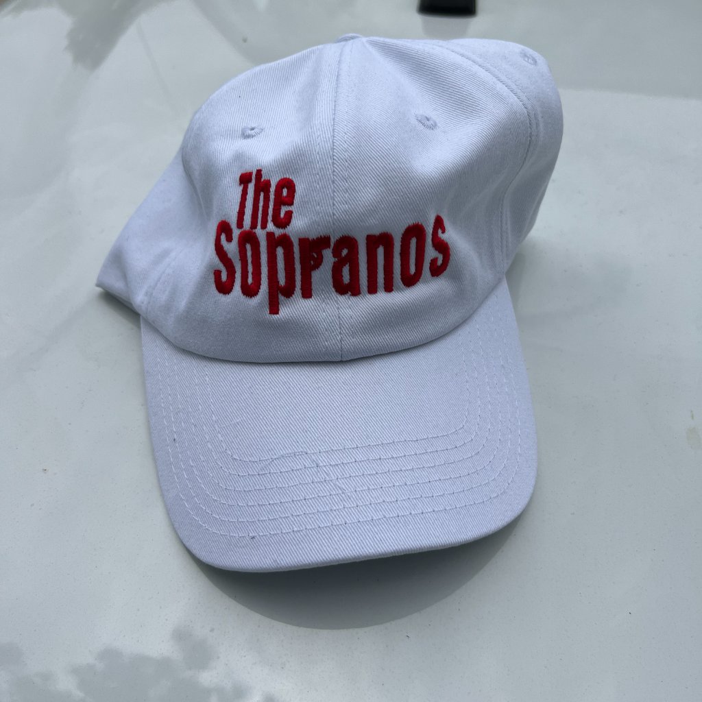 The Sopranos Embroidered White Hat